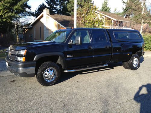 2006 chevrolet lt 3500 silverado, diesel,  crew cab, dually, 4x4