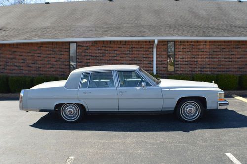 1987 55k miles premier top button tuck cadillac brougham classic luxory survivor