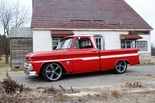 1964 chevy c10 shortbed hotrod ratrod fleetside sbc tremec