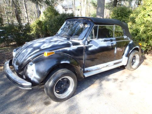 1979 vw bettle convertible--needs work--no reserve