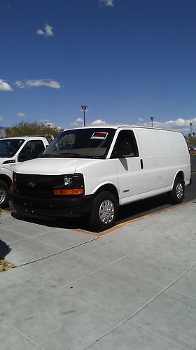 1-ton van; 2003 chevrolet 3500 express cargo van --- only 76k miles.