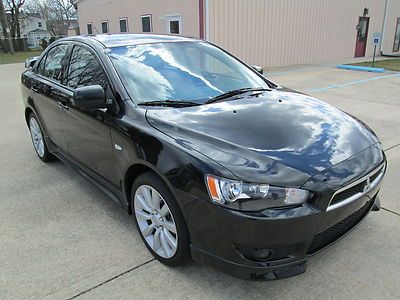 2011 mitsubishi lancer gts 5 speed black 10000 miles 1 owner very clean