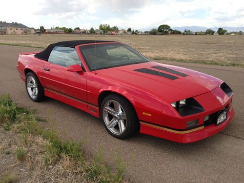 1988 chevrolet camaro z28 iroc-z convertible