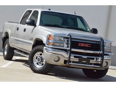 2005 sierra 2500hd slt crew diesel 4x4 s/bed lthr htd seats low miles $599 ship