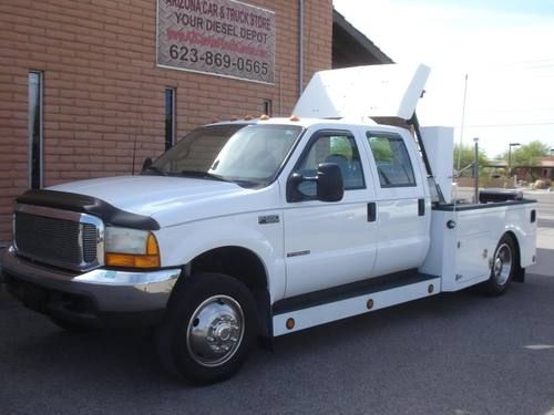 2000 ford f550 crew cab hauler 7.3l power stroke diesel  f550 not 450