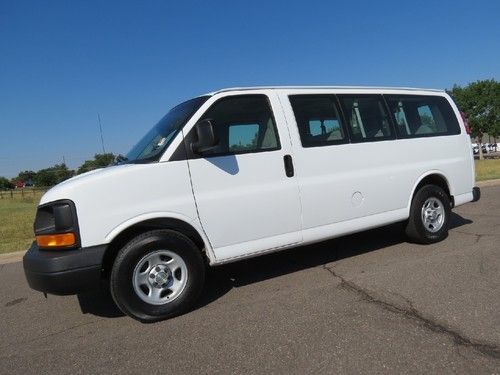 2006 chevrolet express 1500 awd 11 passenger van 1 owner fleet non smoker clean!