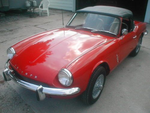 1968 triumph spitfire base 1.3l convertible