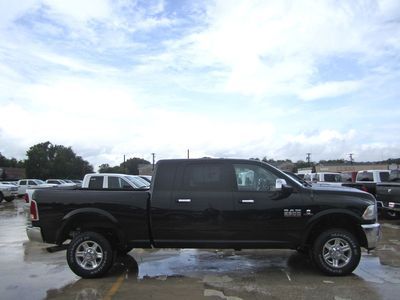 Brand new sleek black 2013 ram 2500 laramie mega cab diesel pick up truck