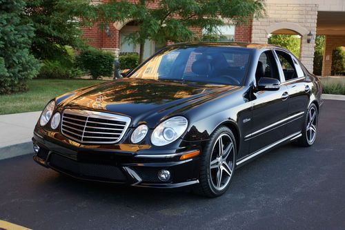 2007 mercedes e63 amg black on black