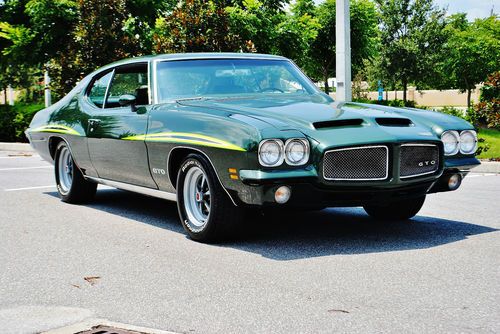 Simply amazing fully documented 1971 pontiac gto big block 4 speed matching #s