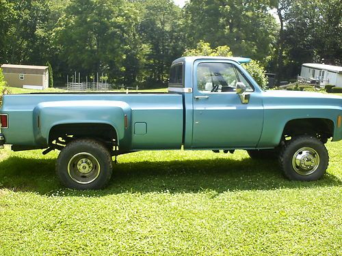 1978 gmc sierra 3500 4x4 boss man truck with 5th wheel - low reserve!!!