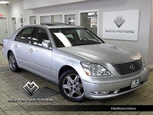 2004 lexus ls 430 navi htd cld sts moonroof xenons woodgrain