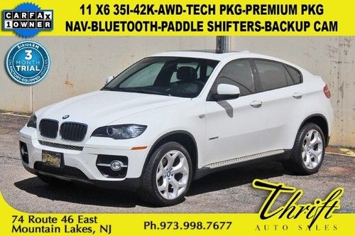 11 x6 35i-42k-awd-tech pkg-premium pkg-nav-bluetooth-paddle shifters-backup cam