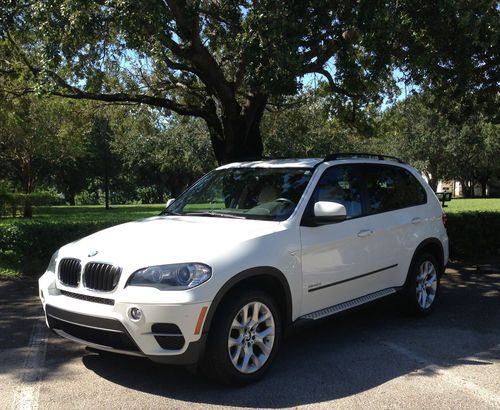 2011 bmw x5 35i premium white running boards 3rd row dvd convenience pkg keyless