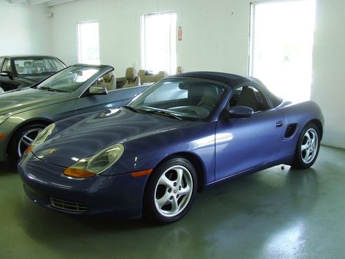 1997 porsche boxster convertible 2-door 2.5l 5-speed manual