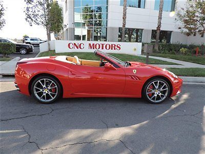 2011 ferrari california rosso corsa / beige only 1,900 miles / loaded / 2012