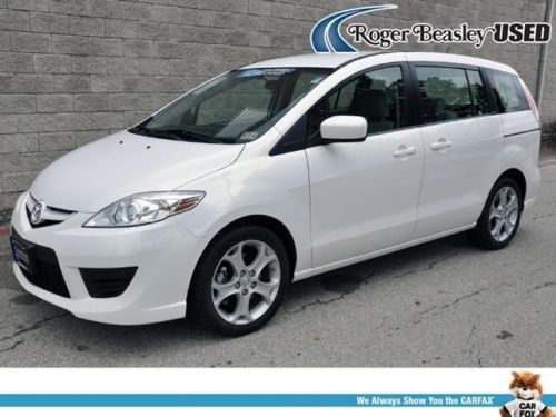 2010 mazda5 sport certified pre owned six passenger abs cruise control aux input