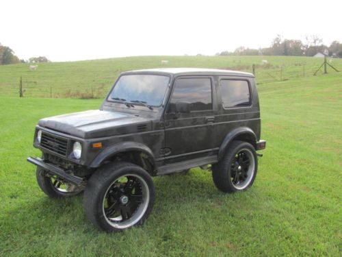 1988 suzuki samurai, black 4x4, 2 door, hard top