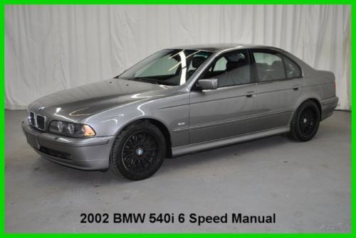 02 bmw 540i 6 speed manual no reserve