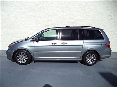 Honda odyssey touring van automatic gasoline 3.5l v6 silver navigation dvd res