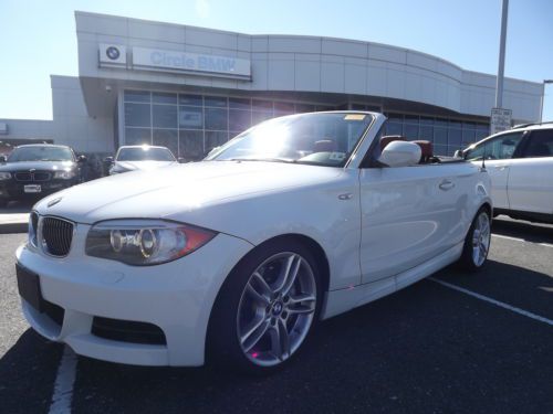 White coral red interior m sport nav igation hi-fi sound convertible xenon 135i