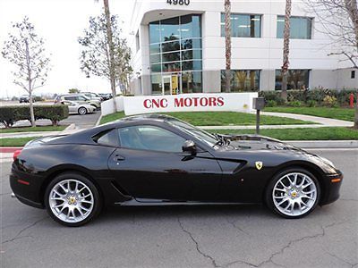 2008 ferrari 599 gtb fiorano nero / black / only 2,608 miles / 3 in stock