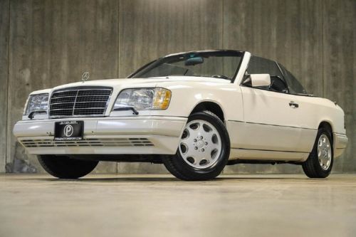 1994 mercedes benz e320 cabriolet! rare find! only 46k miles! value pkg! clean!