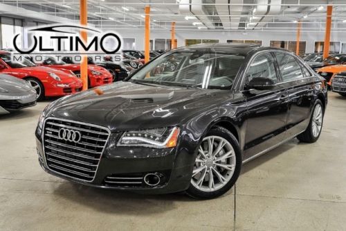 2012 audi a8l quattro lwb bang &amp; olufsen rear ent loaded!! 1 owner