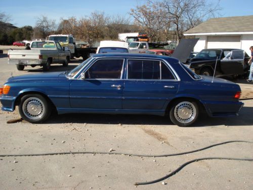 1979 mercedes-benz 450sel 102k/ac/4dr/at/runs/drives/no rust/title -barn find-