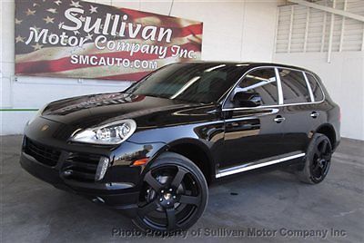 Porsche cayenne s fast &amp; fun luxury suv black on black loaded