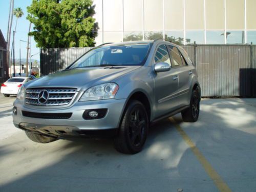 2008 mercedes benz ml 350 4matic  gray matte metallic/black one of a kind