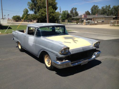 2 1958 ford ranchero projects hotrod custom streetrod 302 c4 driver 1957 hood