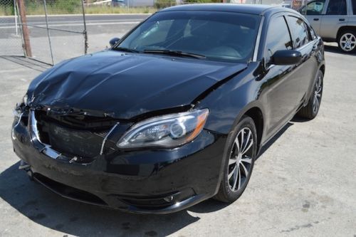 2013 chrysler 200 touring damaged fixable repairable salvage runs!