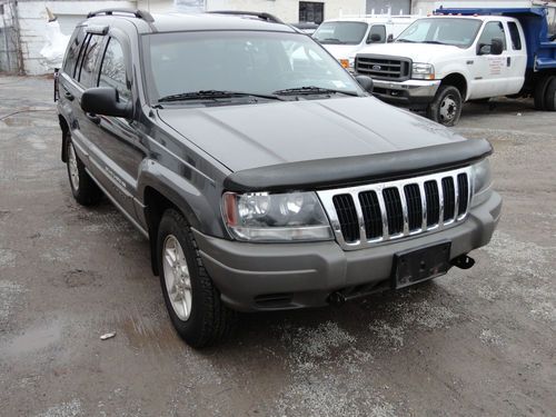 2002 jeep grand cherokee laredo 4x4 suv salvage flood 907a low miles no reserve