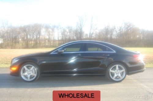 2012 cls550 used turbo v8 amg black/black sedan navigation sunroof inspected wow