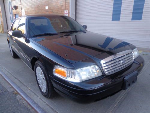 2008 ford crown victoria base sedan 4-door 4.6l black p71 street appearence pkge