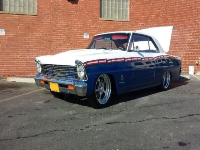 Chevrolet nova red white and blue