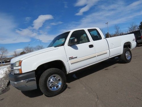 2005 chevrolet silverado 2500 extended cab 4x4 diesel allison 1 company long bed