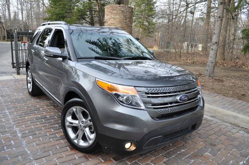 2013 explorer limited.no reserve.leather/navi/heatd/20's/sync/dvd/p/fold/rebuilt