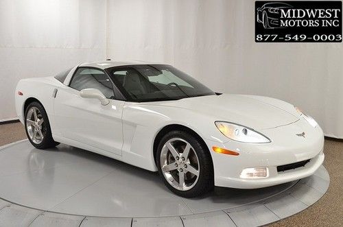 2005 05 chevrolet corvette white 3lt magnetic ride only 15,326 certified miles