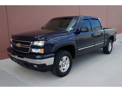 06 chevrolet silverado 1500 z71 4x4 crew cab 2 owner carfax certified in dash cd