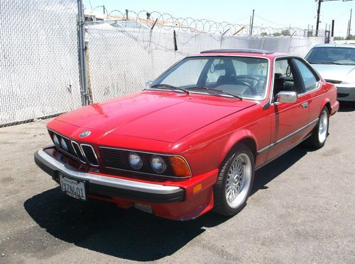 1987 bmw 635csi, no reserve