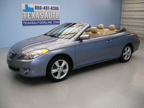 We finance!!  2006 toyota camry solara sle convertible heated leather texas auto