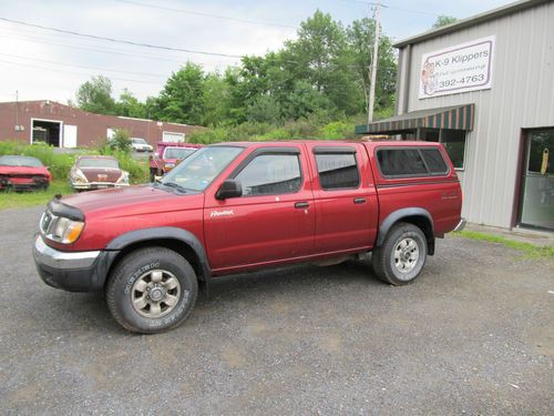 2000 frontier quad cab 4x4 150k neads trans work no reserve