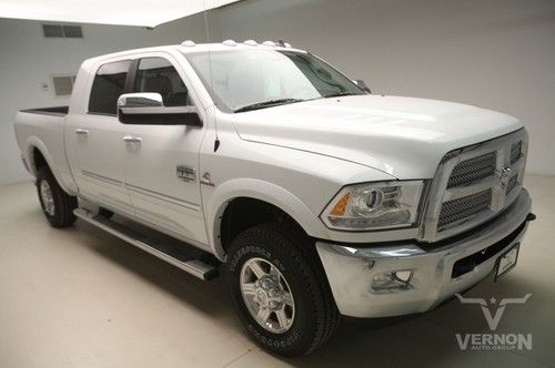 2013 laramie longhorn mega 4x4 navigation sunroof leather heated cummins diesel