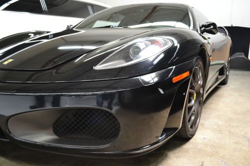 2005 ferrari f430 f1 berlinetta coupe jet black / black daytona seats