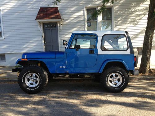 1991 jeep wrangler islander sport utility 2-door 4.0l no reserve