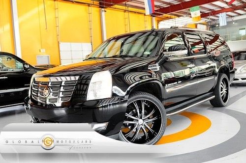 07 cadillac escalade esv awd bose 1-own nav pdc cam heat-sts 3rd-row 24s xexon