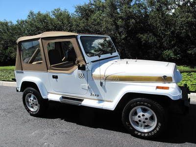 Find used JEEP WRANGLER 1988 ONE OWNER FROM NEW* ONLY 80,000 MILES**WINTER OLYMPIC  EDITION in Sarasota, Florida, United States