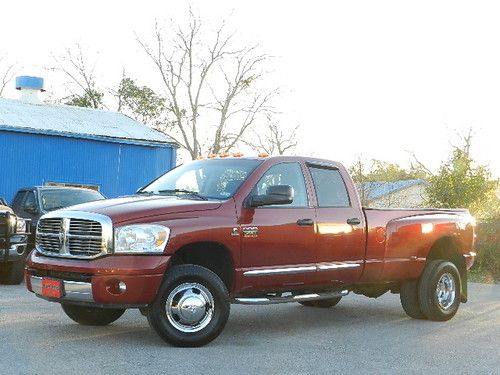 2007 dodge ram 3500 4x4 6.7l cummins diesel laramie quad cab long bed dually